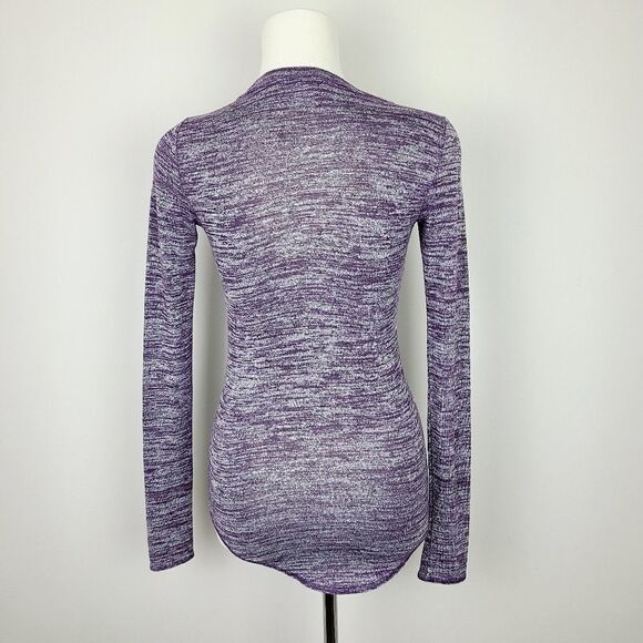 ARITZIA Wilfred Free Diapason Purple Long Sleeve T-Shirt XXS - Picture 7 of 16